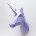 Trophée origami papier - assembli - licorne
