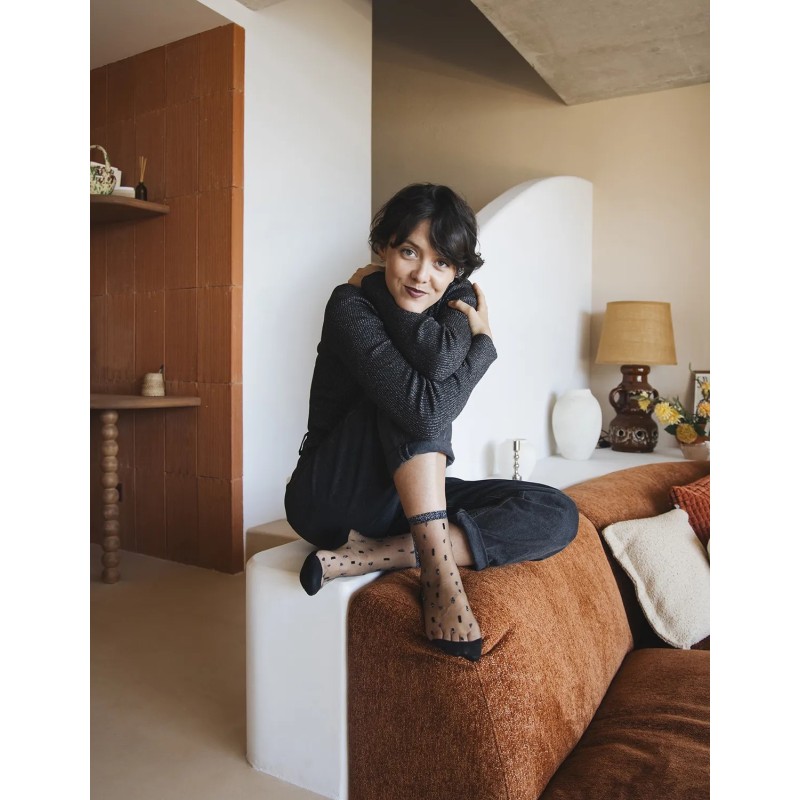 Chaussettes - atelier st eustache - Giboulées argentées