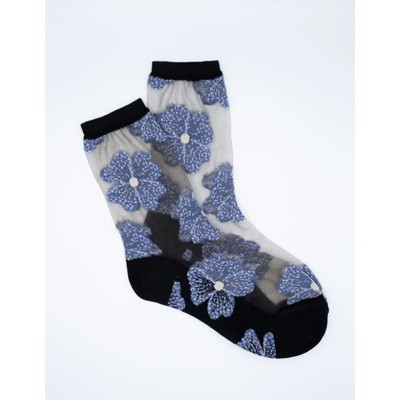 Chaussettes - atelier st eustache - Murano bleue