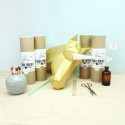 Trophée origami papier - assembli - licorne