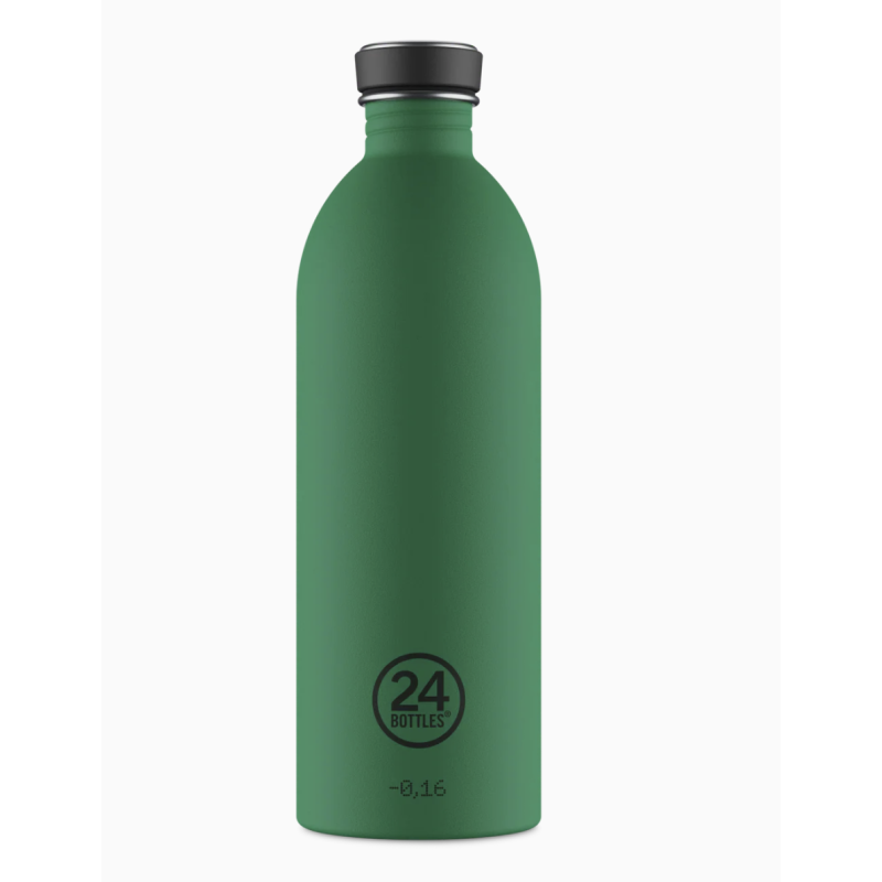 Bouteille inox 1l - 24bottles - urban bottle emerald green