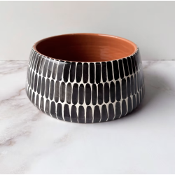 Saladier 12,5x6,5 cm - casa cubista - bowl small dash - noir