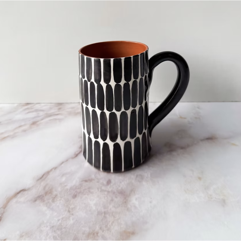 Grand mug - Casa cubista - dash tall mug - noir