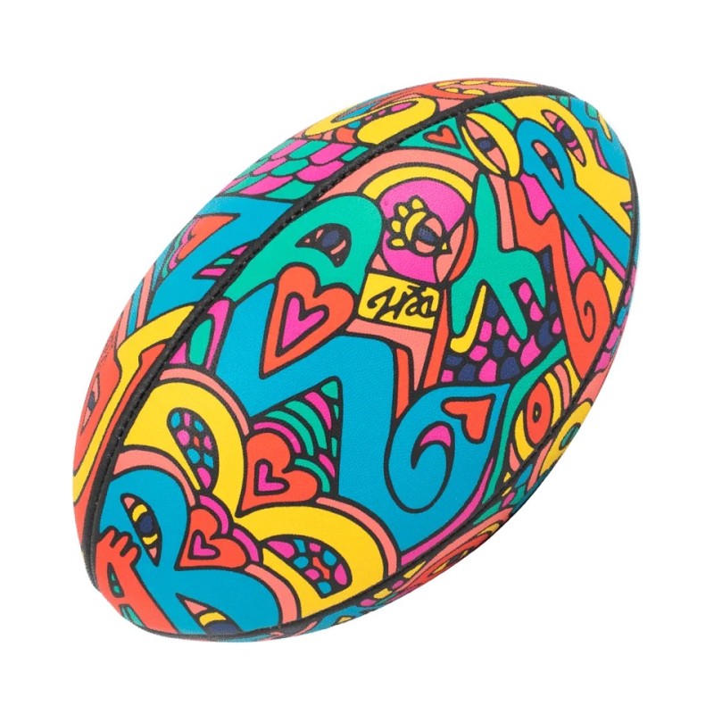 Ballon artistique - rebond x Den End - rugby