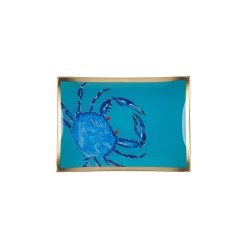 Vide poche - gift company - medium - crabe - turquoise bleu