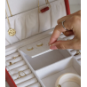 Boite à bijoux - maison scarlett - anne - cuir PU rouge