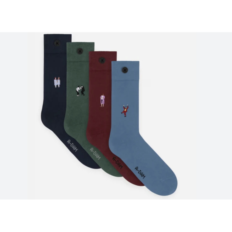 Coffret 4 chaussettes - Adam - Movie Night