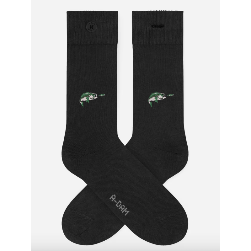 chaussettes - a-dam - black fish - 41/46