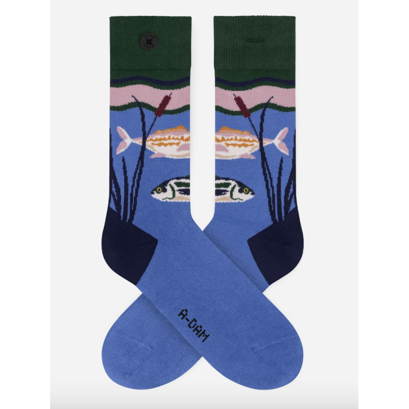 chaussettes - a-dam - blue pond