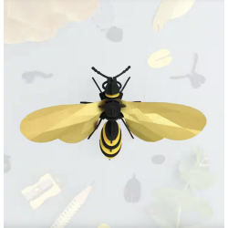 Puzzle 3d - assembli - guêpe