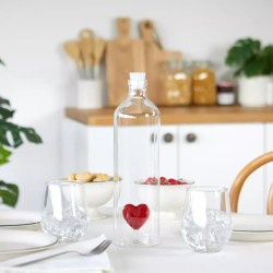 Bouteille 1,2 l - Balvi - Atlantis - Love rouge