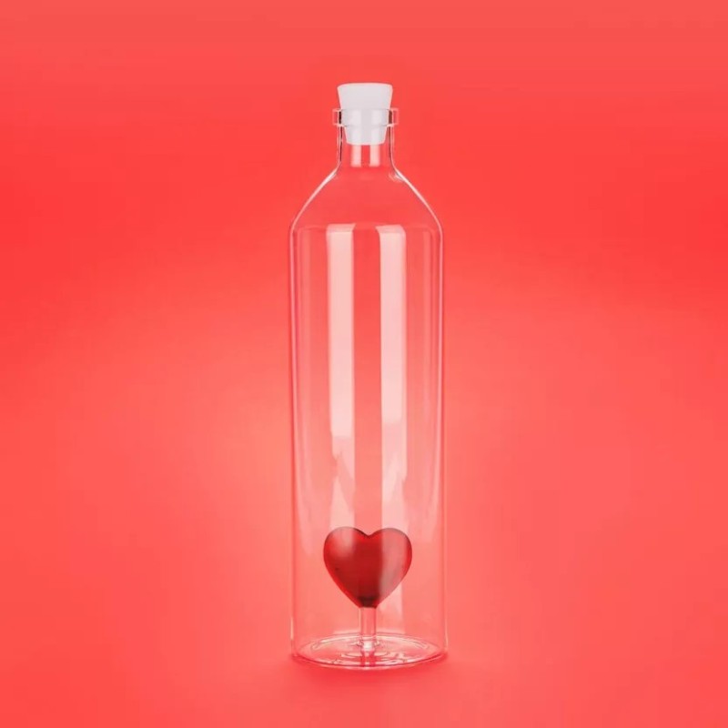 Bouteille 1,2 l - Balvi - Atlantis - Love rouge