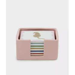 Set de 6 dessous de verre - And Nook - coaster sweet chilli