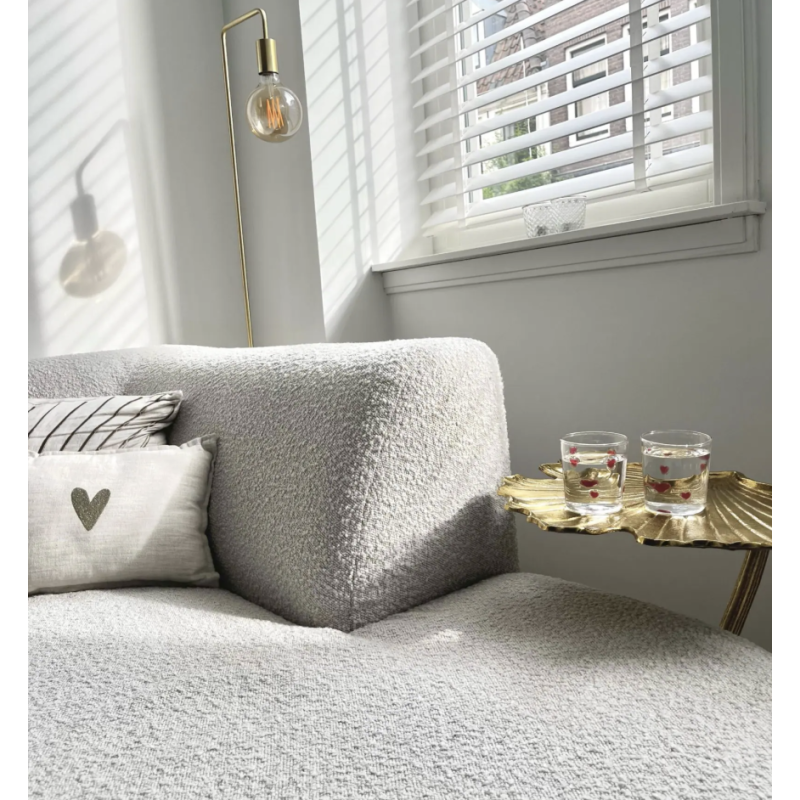 Lot de 2 verres - And nook - coeur rouge