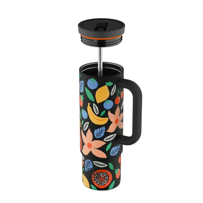Thermos gobelet 800 ml - 24bottles - Tropical Noir