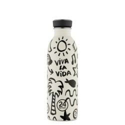 Bouteille inox 500 ml - 24bottles - urban bottle Viva la vida