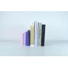 Vase et serre-livres ARC - les arcadiens - violet/lilas/rose poudre/blanc