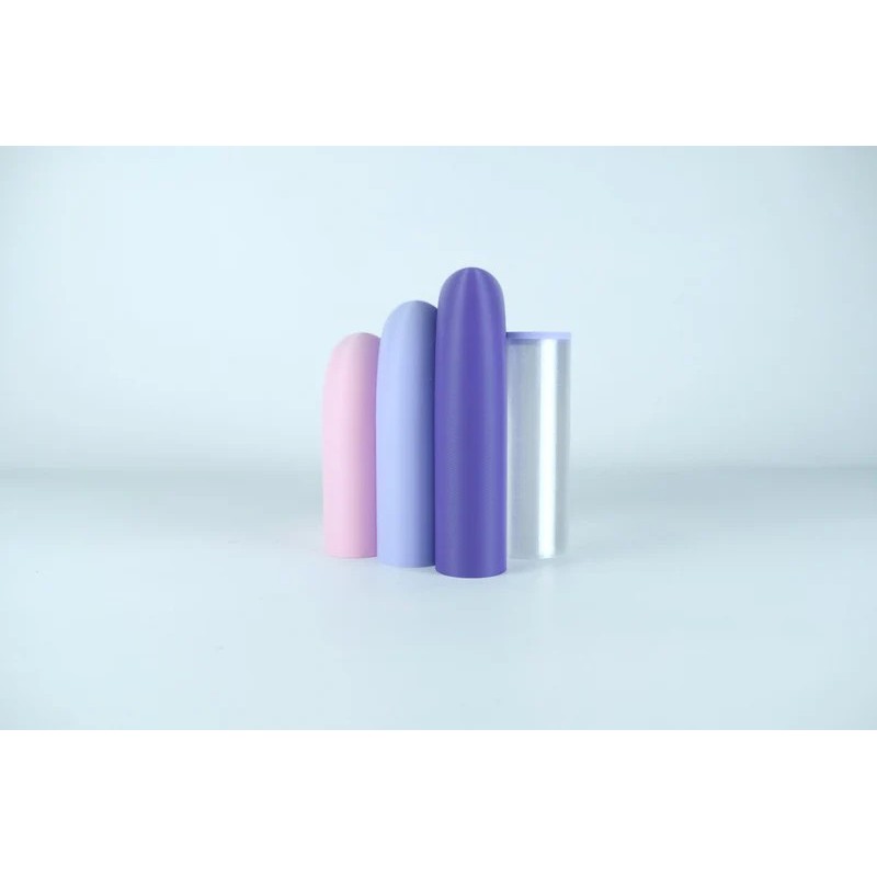 Vase et serre-livres ARC - les arcadiens - violet/lilas/rose poudre/blanc