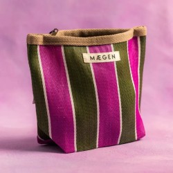 Pochette - Maegen - marron/olive/rose