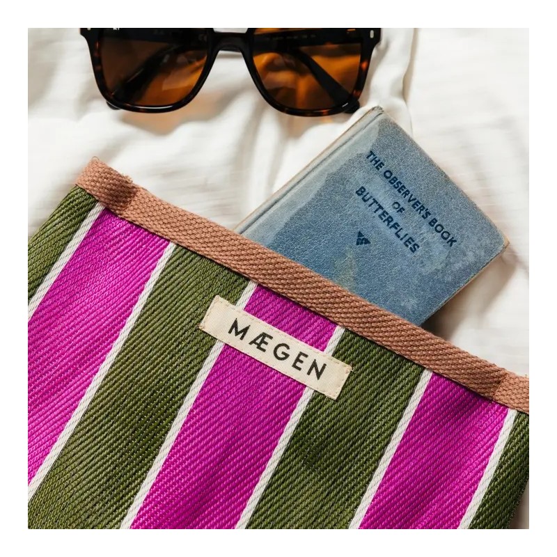 Pochette - Maegen - marron/olive/rose