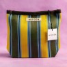Pochette - Maegen - chocolat/jaune/olive