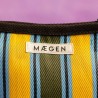 Pochette - Maegen - chocolat/jaune/olive