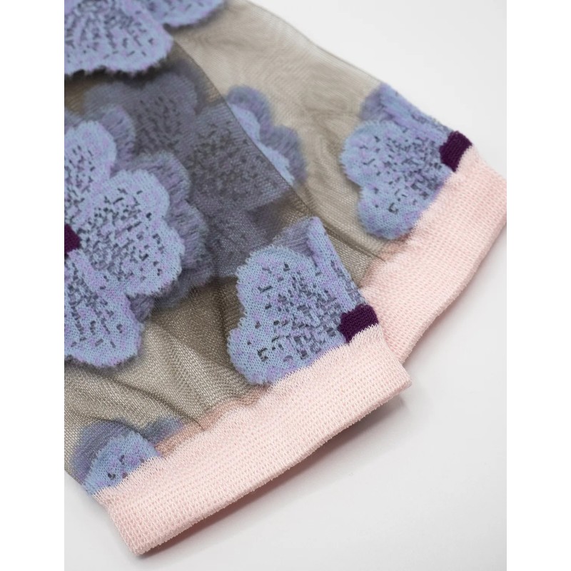 Chaussettes - atelier st eustache - Murano mauve