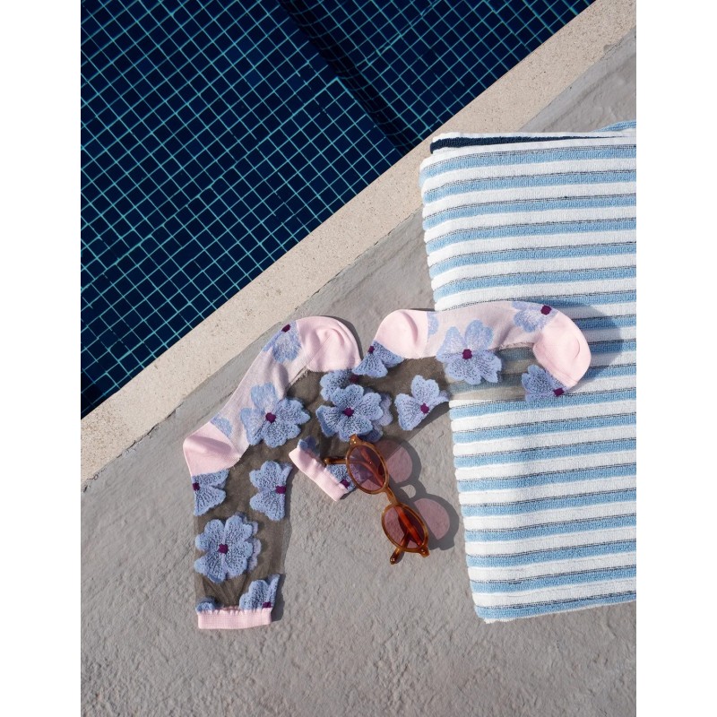 Chaussettes - atelier st eustache - Murano mauve