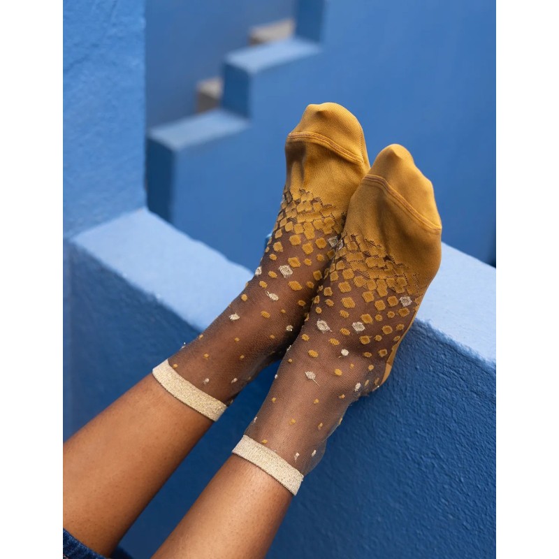 Chaussettes - atelier st eustache - nakameguro ocre