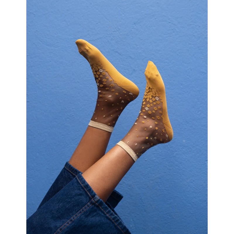 Chaussettes - atelier st eustache - nakameguro ocre