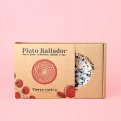 Râpe à ail en céramique - alfar - bleu blanc - petite - perse