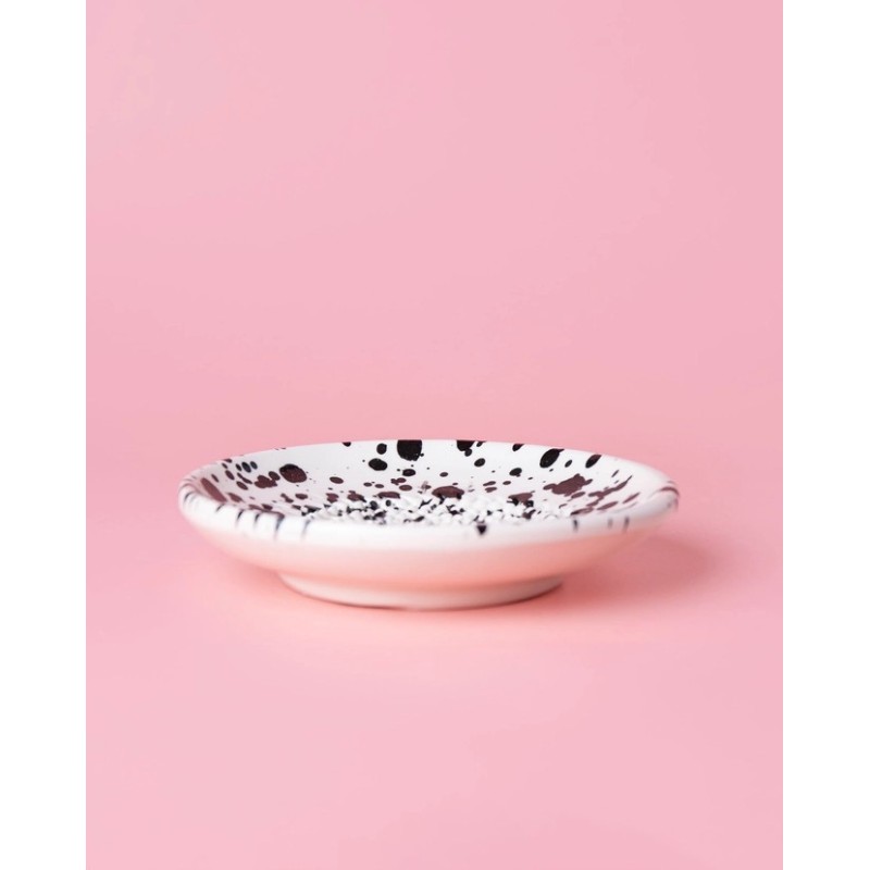 Râpe à ail en céramique - alfar - noir blanc - petite - granito