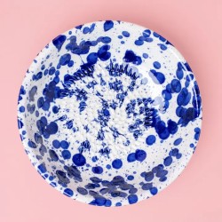 Râpe à ail en céramique - alfar - bleu perse - moyen