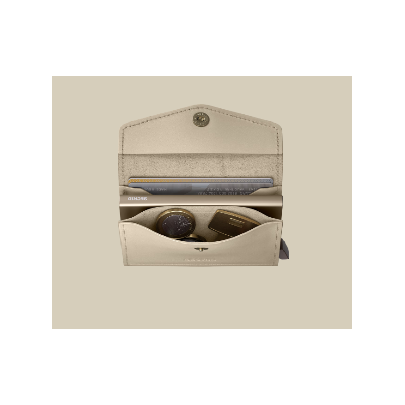 Porte-cartes - secrid - enveloppe original latte