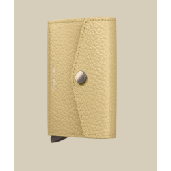 Porte-cartes - secrid - enveloppe pebble butter yellow
