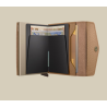 Porte-cartes - secrid - enveloppe pebble cappuccino