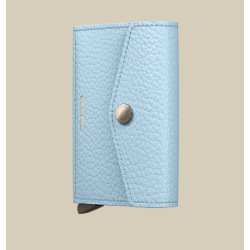 Porte-cartes - secrid - enveloppe pebble ice blue