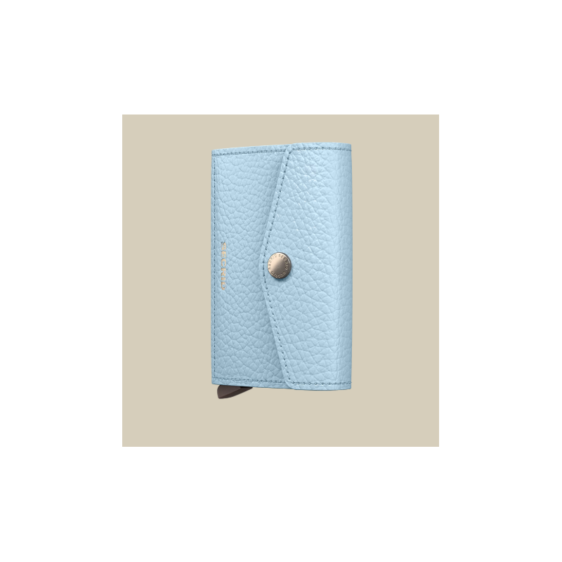 Porte-cartes - secrid - enveloppe pebble ice blue
