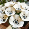 Fleur céramique - naturotheke - coquelicot