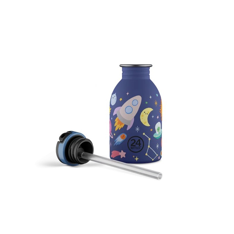 Bouteille inox 250 ml - 24bottles - kids bottle space friends