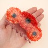 Pince à cheveux - coucou suzette - trio coquelicot