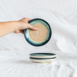 Râpe à ail en céramique - alfar - petite - turquoise brisa