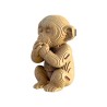 Puzzle sculpture 3d carton - cartonic - trio monkeys