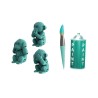 Puzzle sculpture 3d carton - cartonic - trio monkeys