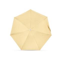 Parapluie-ombrelle mini anti-uv double protection - anatole - jaune lin - Lumen