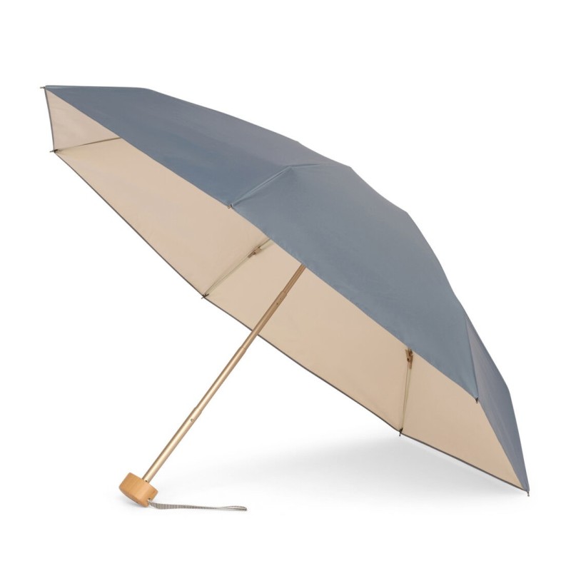 Parapluie-ombrelle mini anti-uv double protection - anatole - bleu gris - Victor