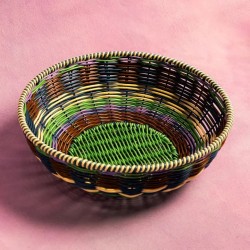 Corbeille - Maegen - Bol Tissé - Marron/Vert