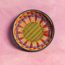 Corbeille - Maegen - Bol Tissé - Rouge/Olive