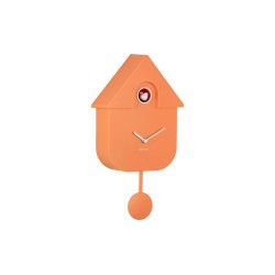 Pendule - present time - modern cuckoo - orange