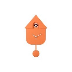 Pendule - present time - modern cuckoo - orange